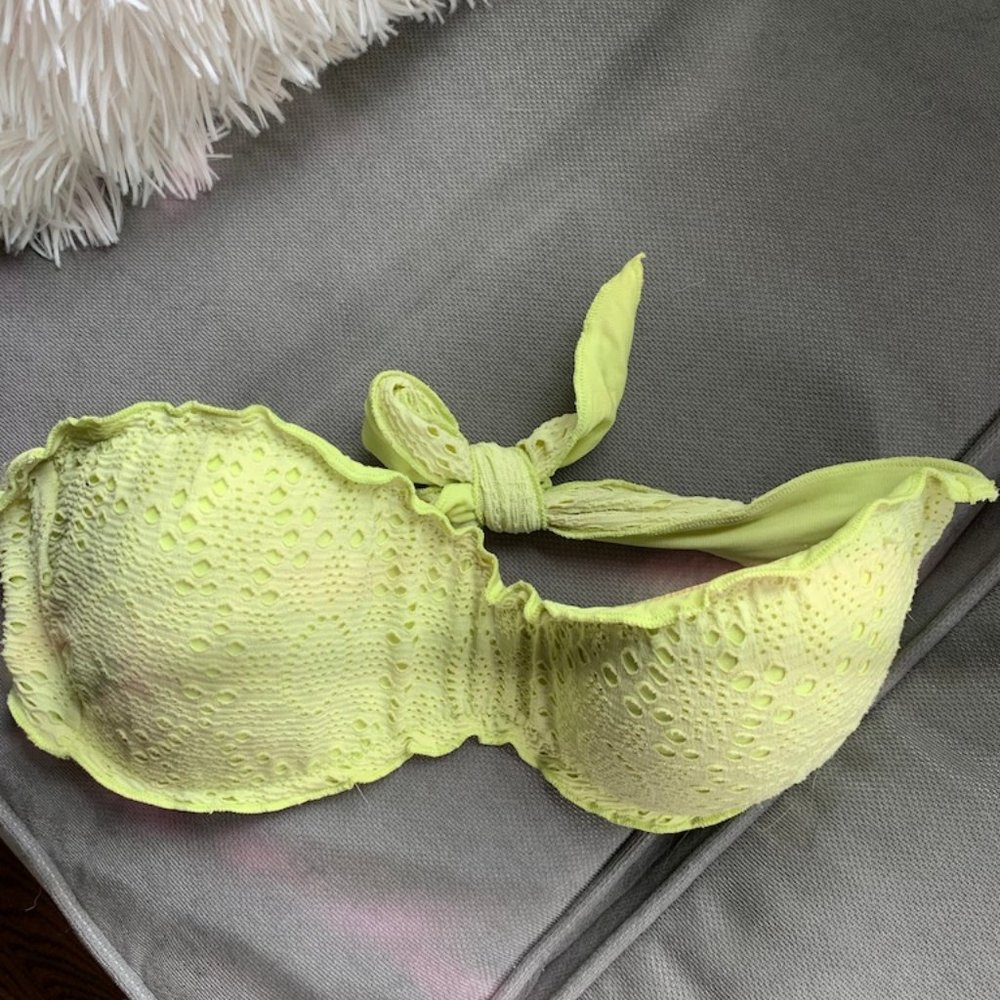 RARE Lime Green Swim Top